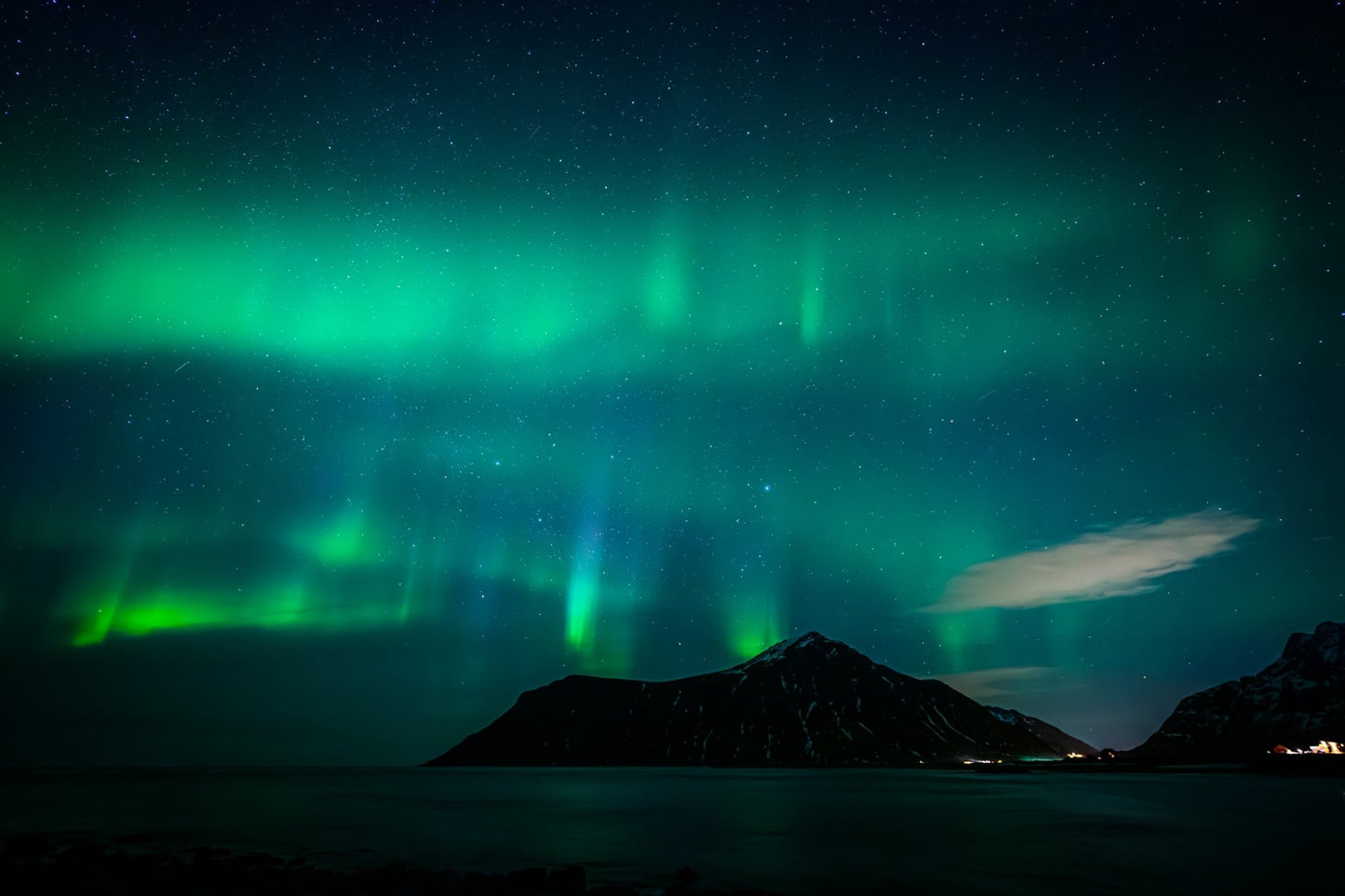 Aurora over Skagsanden - Allie Richards Photography