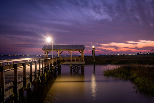 Sunset at Shem Creek - Allie Richards Photography