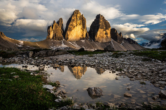 Sunset on Three Peaks - Allie Richards Photography