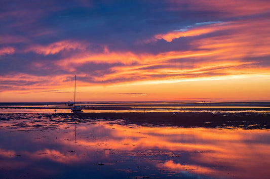 Low Tide Blaze - Allie Richards Photography