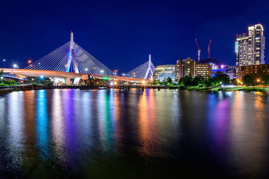 Zakim Lights - Allie Richards Photography