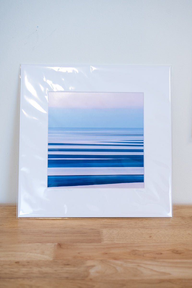 12x12 Matted Print: Blue Hour on the Flats - Allie Richards Photography