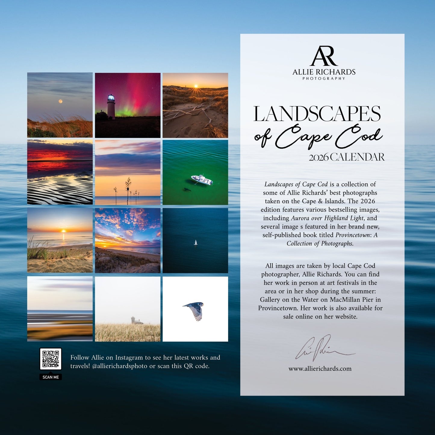 2026 Calendar: Landscapes of Cape Cod - Allie Richards Photography