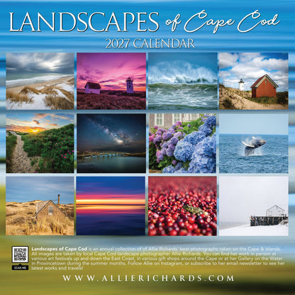 2027 Calendar: Landscapes of Cape Cod - Allie Richards Photography