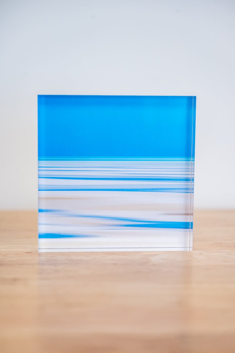 6x6 Acrylic Block: Skaket Blue II - Allie Richards Photography