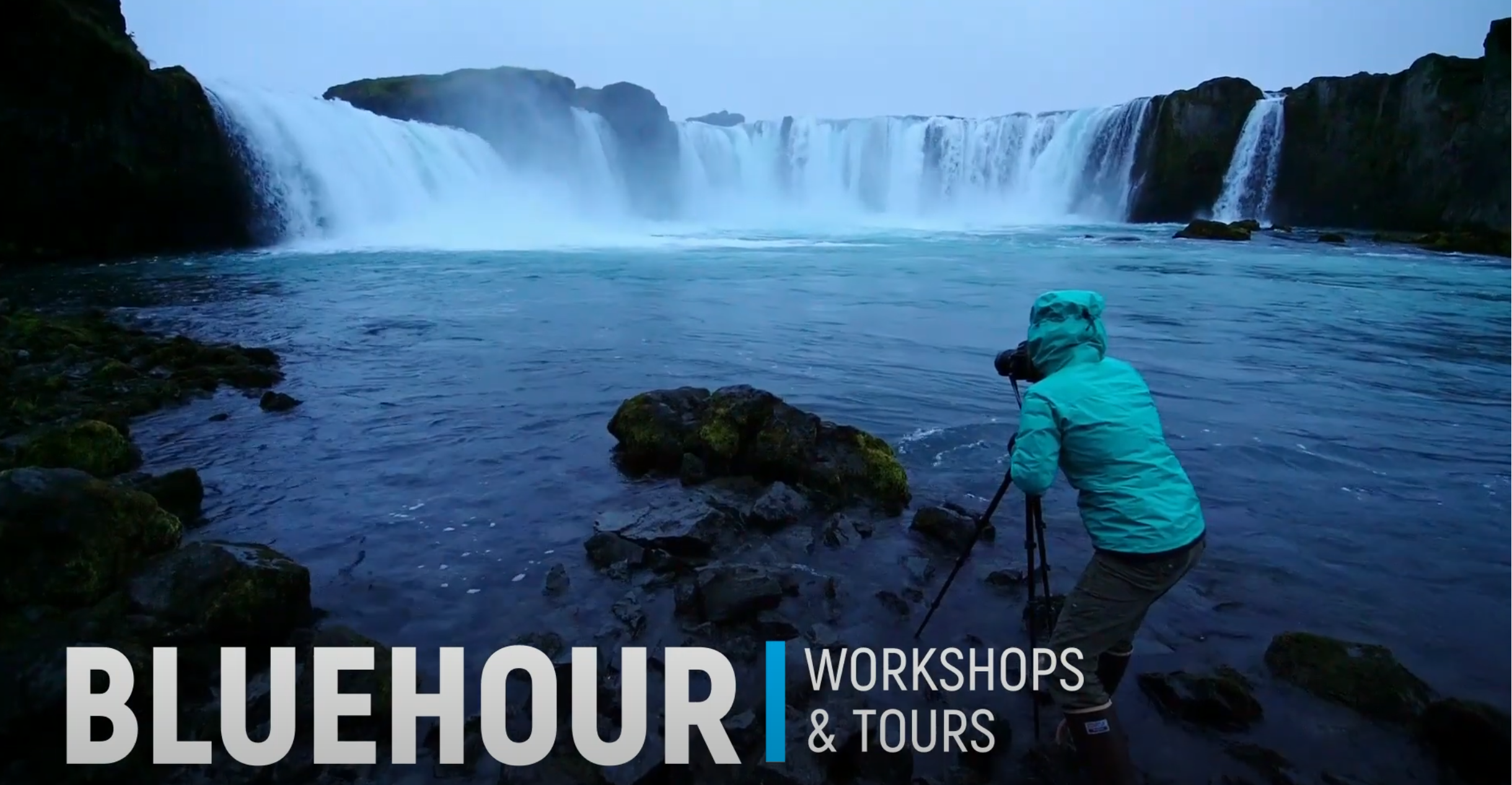 Load video: Promotional video for BlueHour Photo Ventures showing clips from their adventures