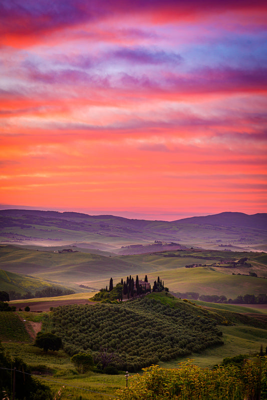 Sunrise in Tuscany