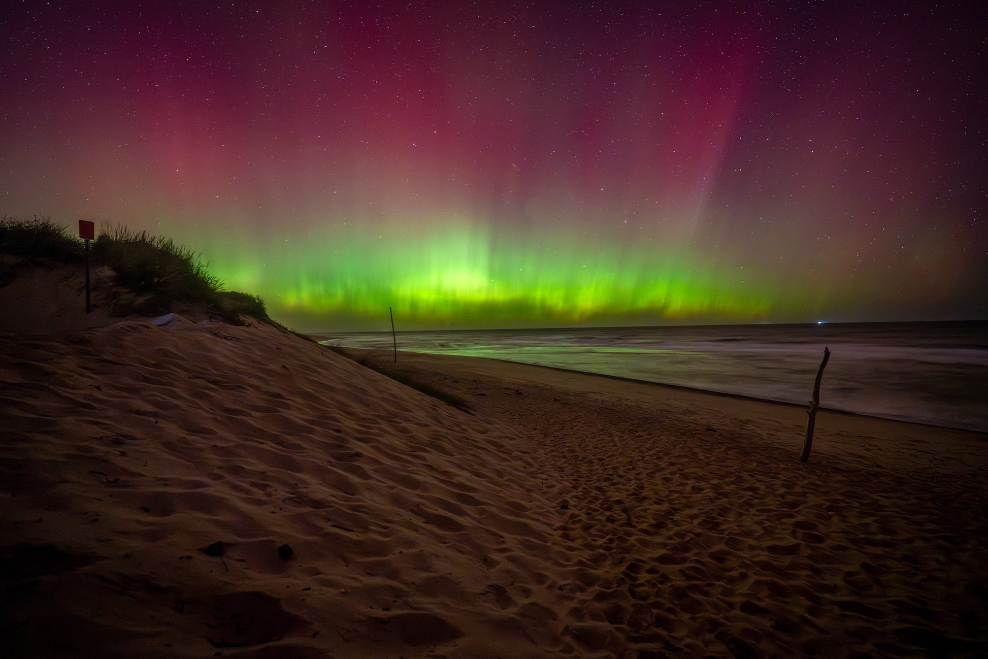 Aurora over Newcomb Hollow - Allie Richards Photography