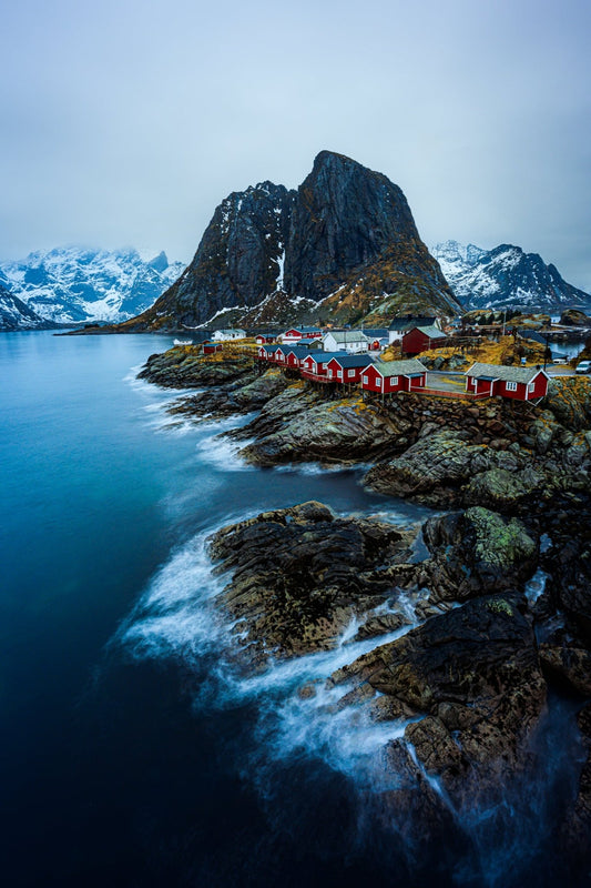 Blue Hour in Hamnoy - Allie Richards Photography