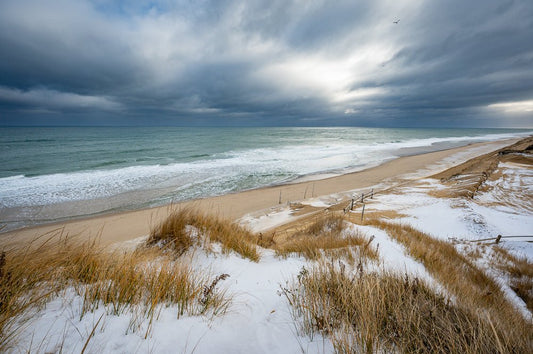 Dunes in the Snow - Allie Richards Photography