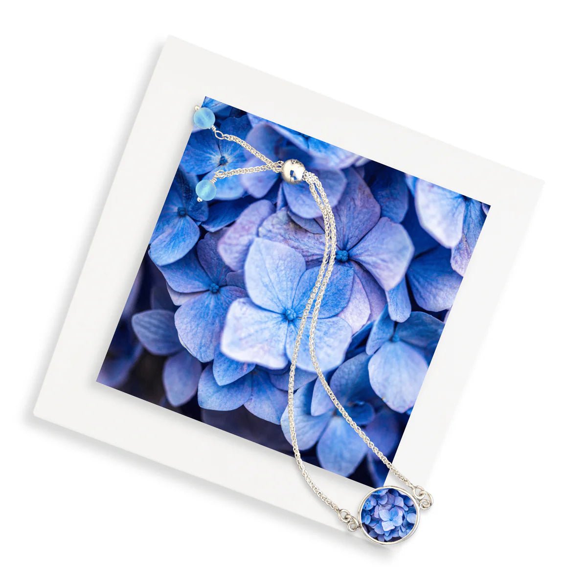 Hydrangea Sterling Bracelet - Allie Richards Photography