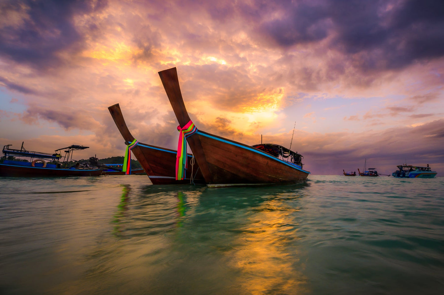 Longtails at Sunset - Allie Richards Photography