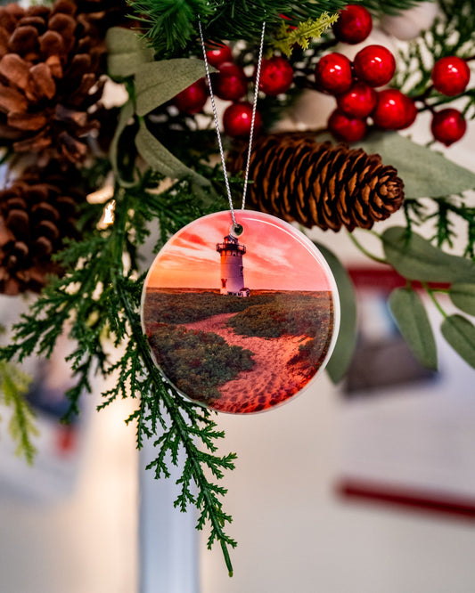 Race Point Light Sunset - Allie Richards Photography