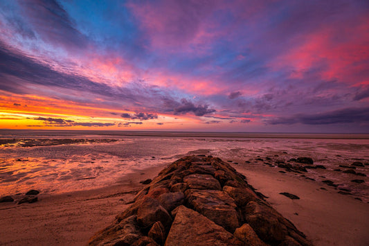 Summer Sunset on the Break - Allie Richards Photography