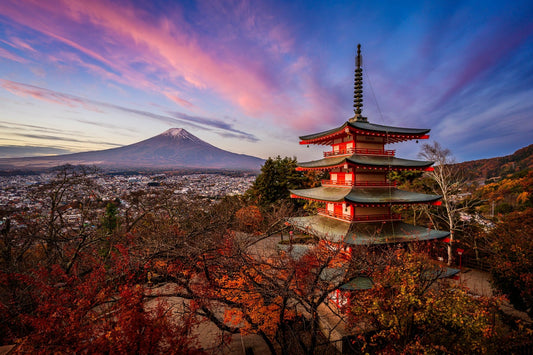 Sunrise on Cheurito Pagoda - Allie Richards Photography