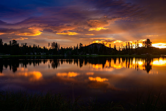 Sunrise on Sprague Lake - Allie Richards Photography