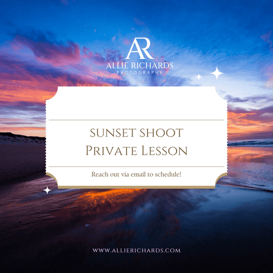 Sunset Guided Shooting Session - Allie Richards Photography