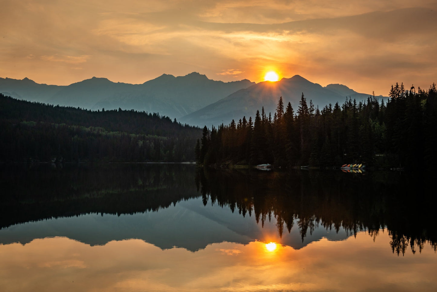 Sunset in Jasper - Allie Richards Photography