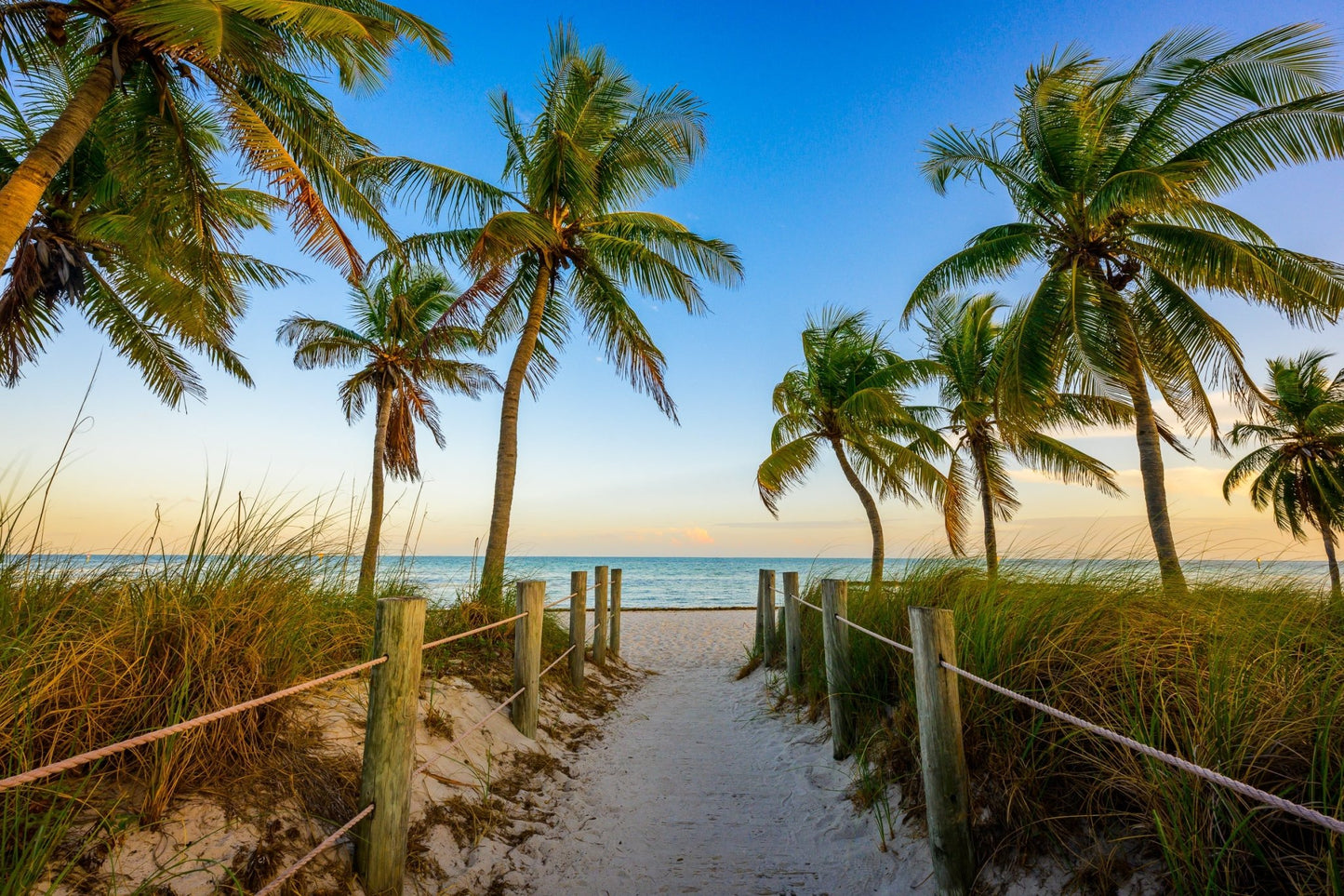 Sunset on Smathers Beach - Allie Richards Photography
