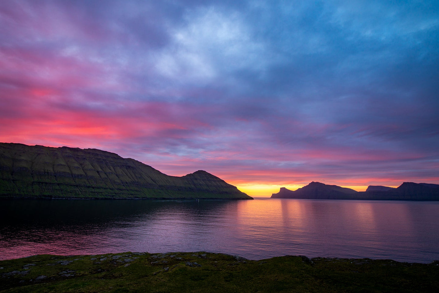 Sunset on the Fjord - Allie Richards Photography