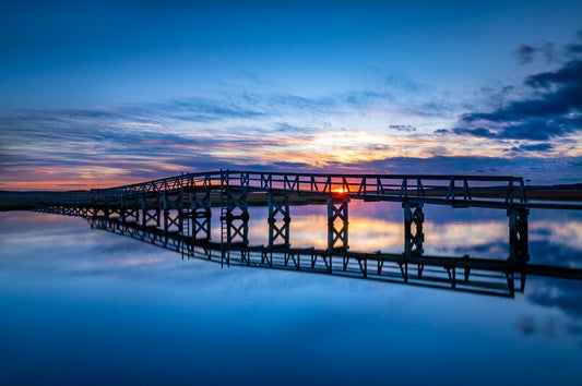 Blue Hour at the Boardwalk - Allie Richards Photography