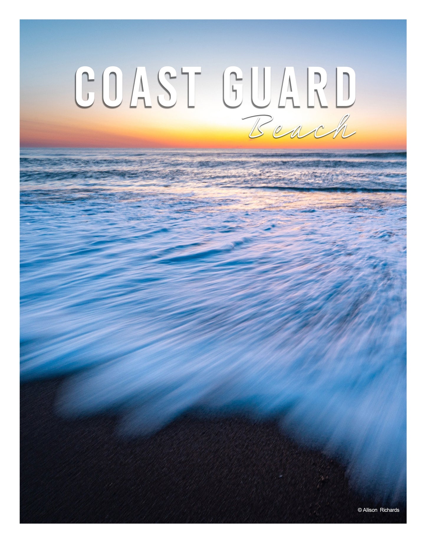 Coast Guard Beach Poster - Allie Richards Photography
