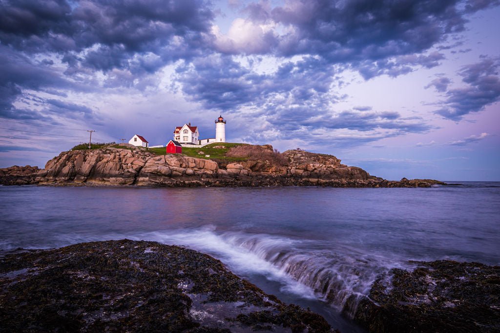 Dark & Stormy at the Nubble - Allie Richards Photography