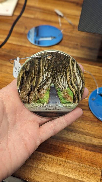 Northern Ireland/Dark Hedges Ornament - Allie Richards Photography