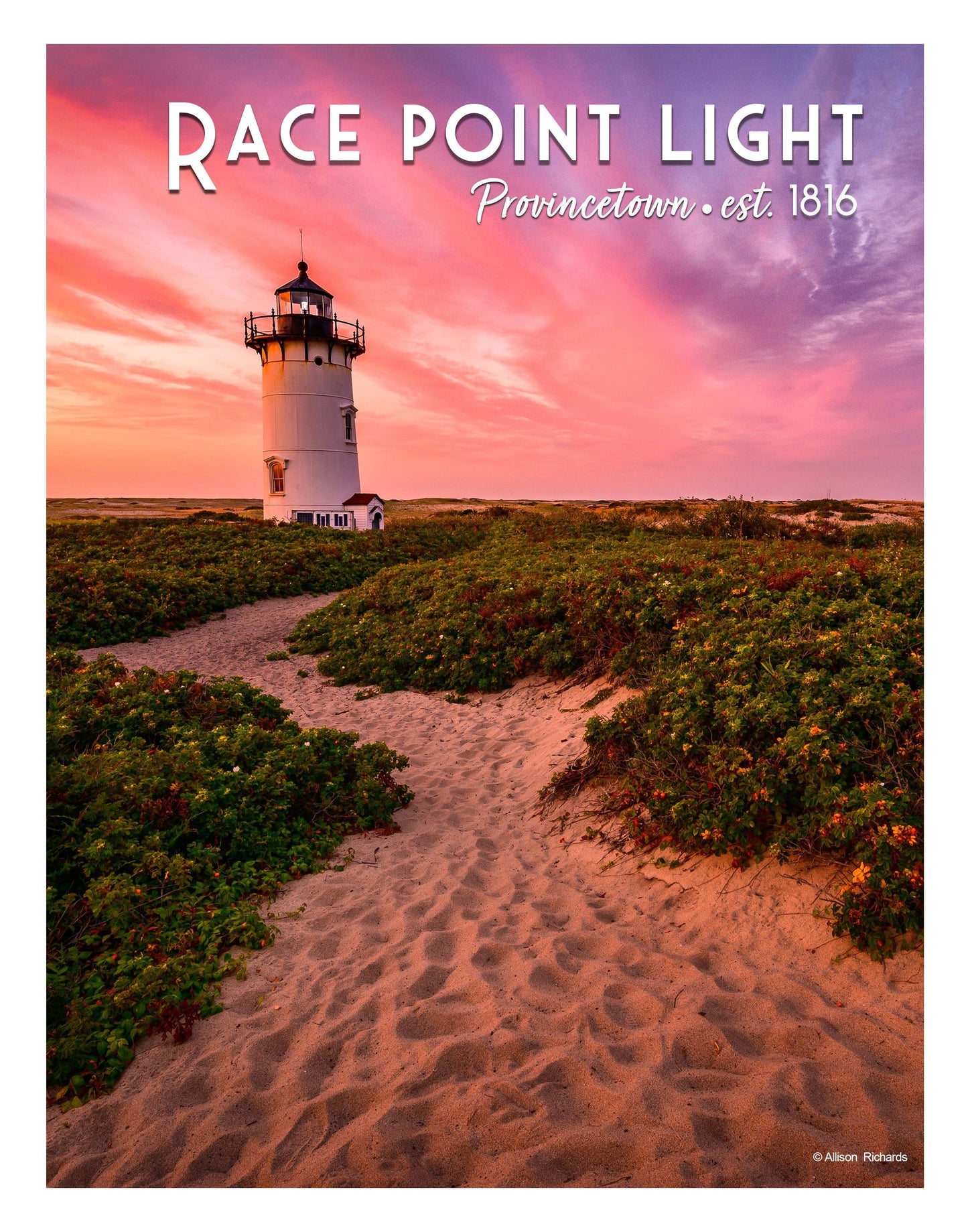 Race Point Light Poster - Allie Richards Photography