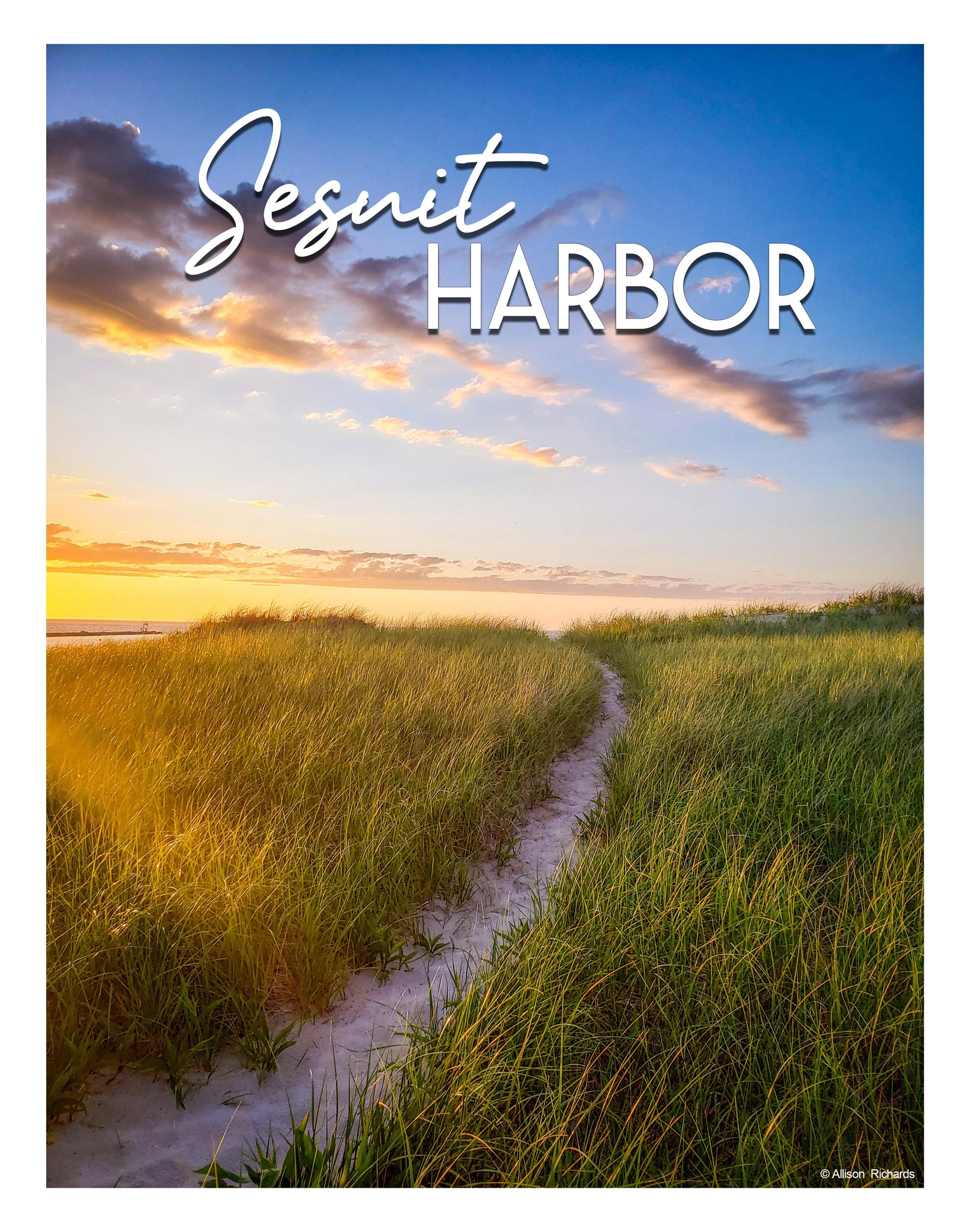 Sesuit Harbor Poster - Allie Richards Photography