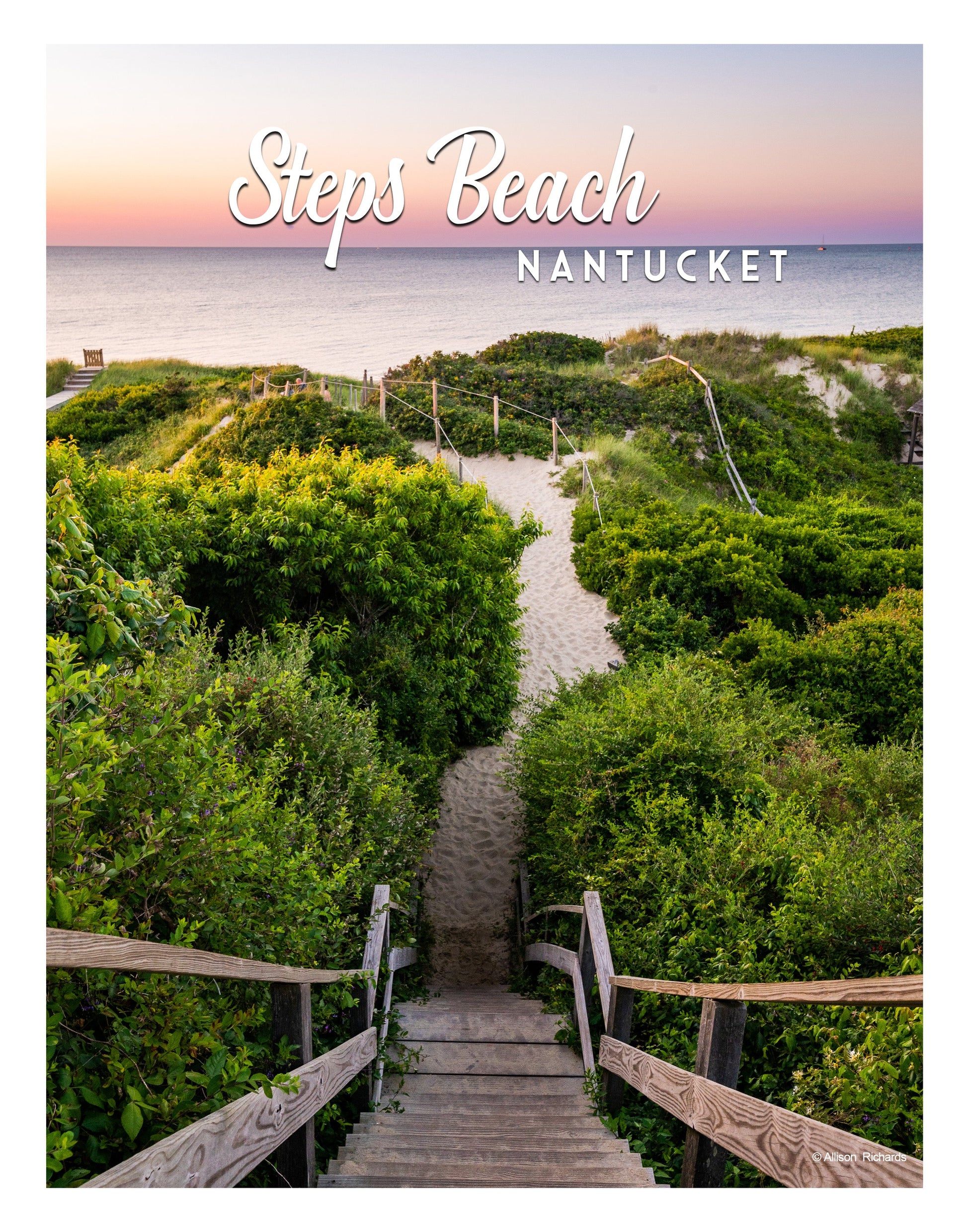 Steps Beach Poster - Allie Richards Photography