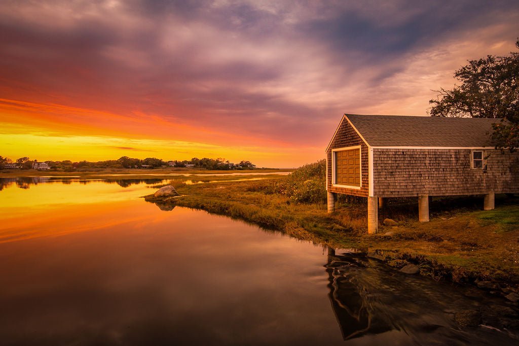 Sunset at the Boathouse - Allie Richards Photography