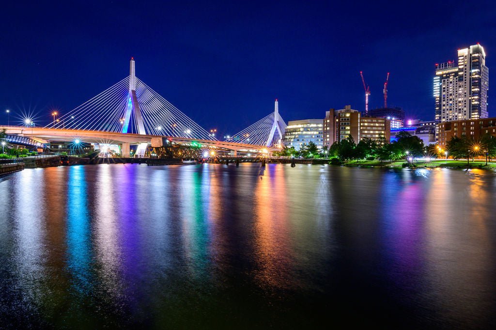 Zakim Lights - Allie Richards Photography